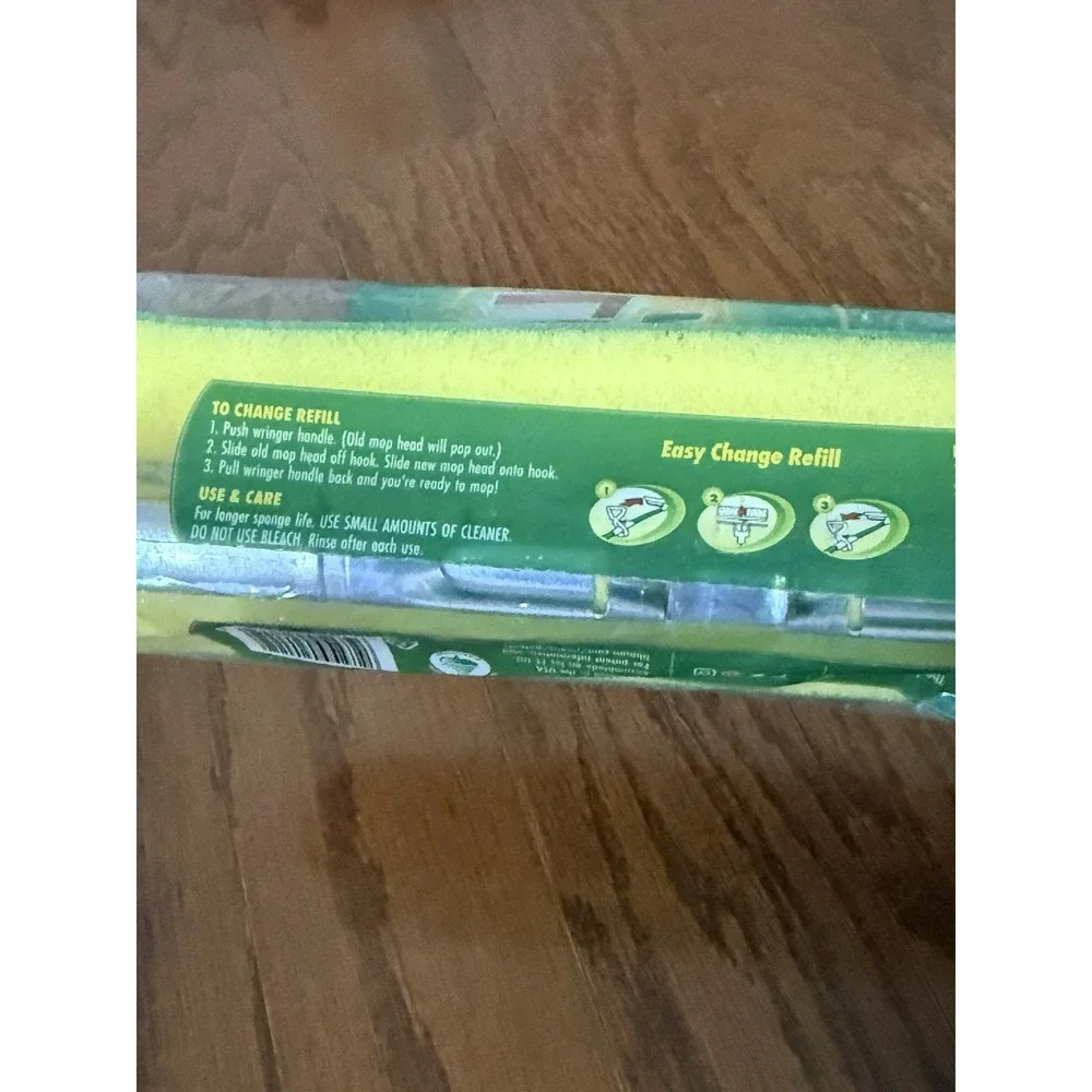 Libman Nitty Gritty Roller Mop Refill Head Replacement Green Yellow NEW!